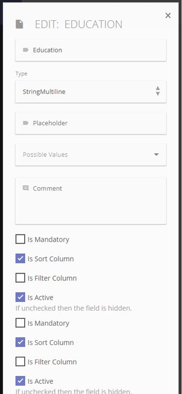 Store4 Forms Edit Field