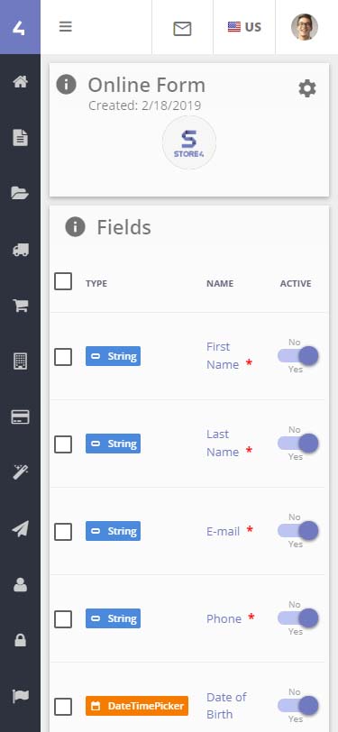 Store4 Forms